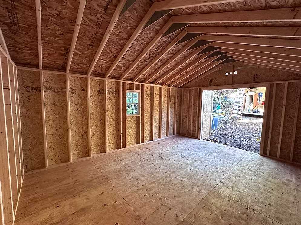 12x16 shed 32in doors